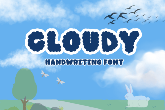 Cloudy: A Sweet and Friendly Display Font for Every Designer