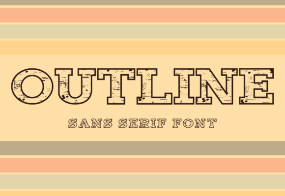 Discovering Outline: The Untamed Display Typeface