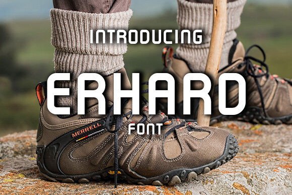 Erhard: A Unique Display Font for Bold Creative Projects