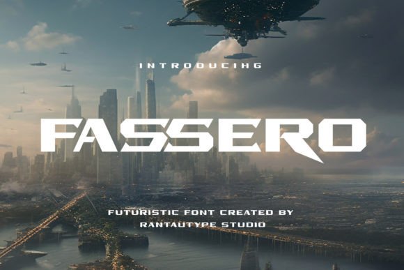 Fassero: A Futuristic Display Font for Modern Creators