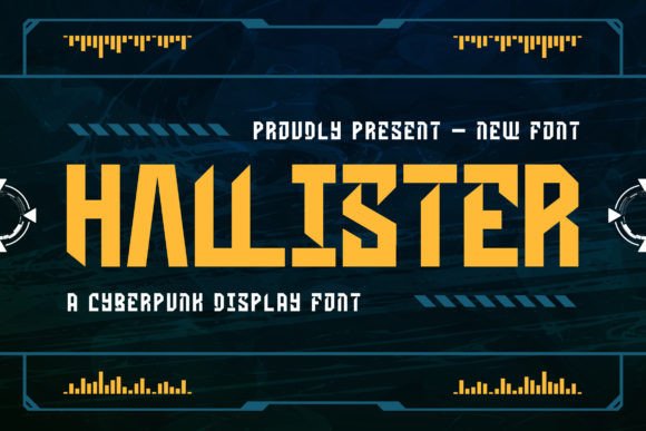 Hallister: Your Gateway to Neon-Lit Cyberpunk Typography