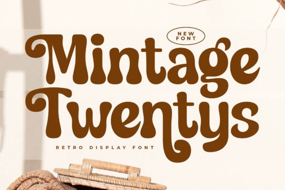 Mintage Twentys: A Retro Display Font for Luxury Design