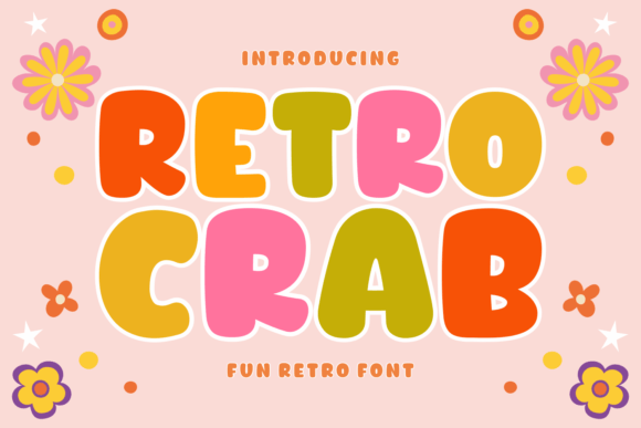 Retro Crab: Blending 70s Groove with Modern Design Versatility